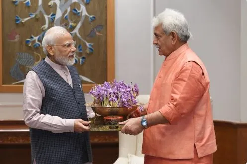 पीएम मोदी और राजनाथ से मिले मनोज सिन्हा, इन मुद्दों पर हुई चर्चा