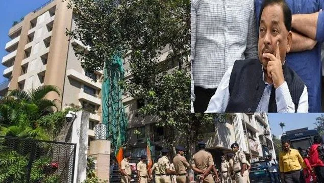 केंद्रीय मंत्री नारायण राणे के बंगले में शुरू हुआ अनधिकृत निर्माण गिराने का काम 