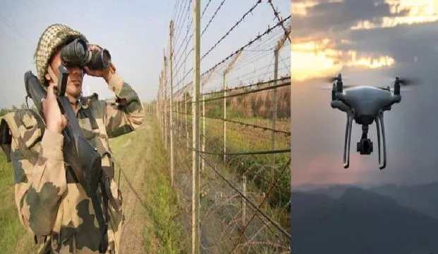 पंजाब में अंतरराष्ट्रीय सीमा के पास दिखे दो ड्रोन, बीएसएफ की गोलीबारी के बाद वापस लौटे