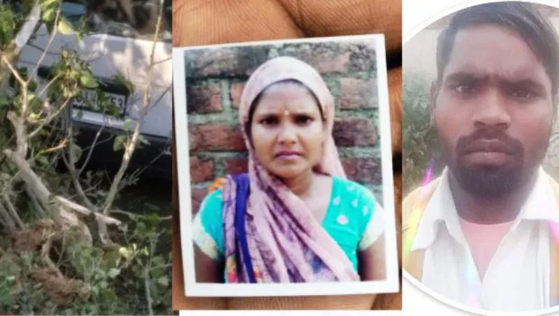 बरेली: सड़क हादसे में चाची-भतीजे की मौत, चालक कार छोड़कर फरार