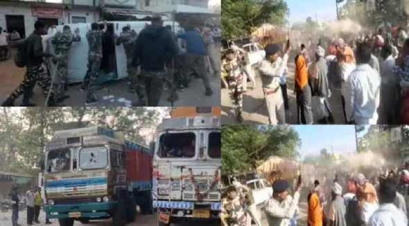 छत्तीसगढ़: धान खरीदी केंद्र को स्थानांतरित करने की मांग को लेकर ग्रामीणों का हंगामा