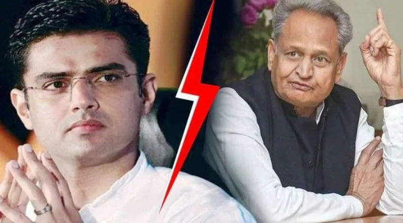 राजस्थान कांग्रेस में मतभेद, गहलोत ने बोला 'गद्दार' तो पायलट ने दी नसीहत