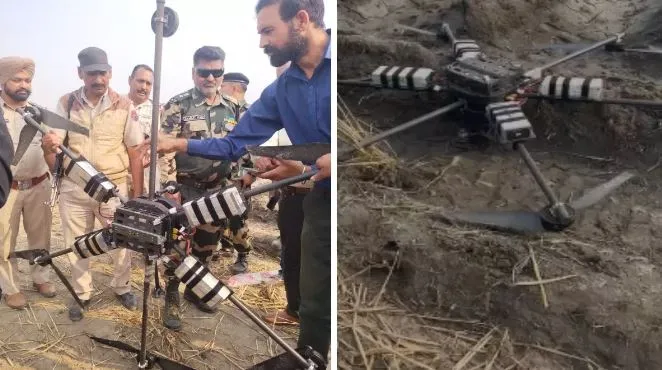 पंजाब के फिरोजपुर में पाकिस्तानी गुब्बारा हुआ बरामद 