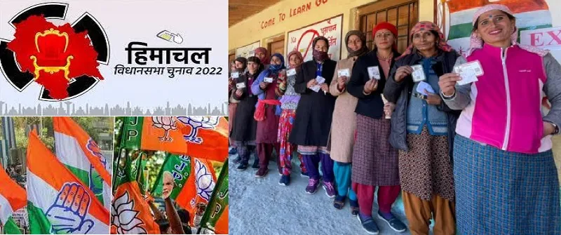 हिमाचल चुनाव : सत्ता में वापसी की कोशिश में जुटी भाजपा, कांग्रेस बदलाव के पक्ष में 