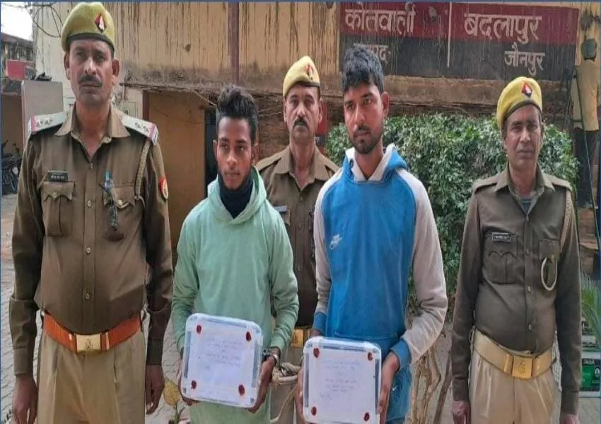 जौनपुर: पुलिस ने दो घेराबंदी कर दो वांछित को किया गिरफ्तार, दो फरार 