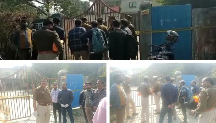 Kanpur News : शिवराजपुर में ग्रामीण बैंक में चोरी, बैंक से कुछ दूरी पर खेत में मिला बक्सा
