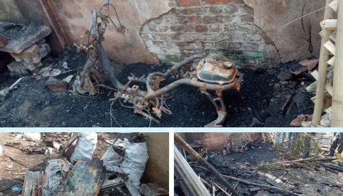 Kanpur Fire : पांच दुकानों में आग लगने से हजारों का नुकसान, दमकल कर्मियों ने आग पर पाया काबू 
