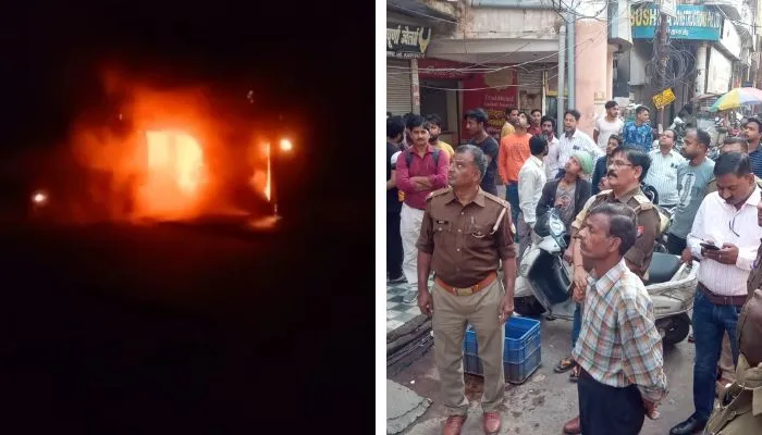 Kanpur में चंद्रलोक कॉम्प्लेक्स व नमकीन भंडार में लगी भीषण आग, धुएं की लपटें उठती देख लोगों में दहशत का माहौल