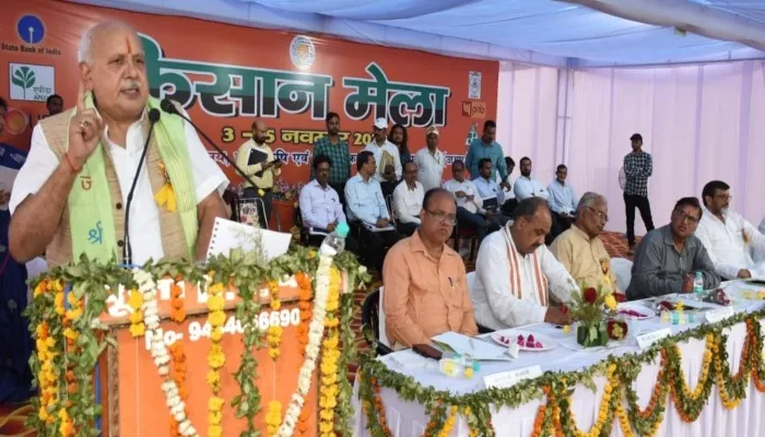 बांदा: मंत्री सूर्य प्रताप शाही बोले- बुंदेलखंड में दलहन और तिलहन की उन्नत किस्मों से उपज बढ़ायें