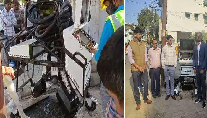 Kanpur में पहली बार रोबोट ने की मैनहोल की सफाई, नगर निगम और मशीनों को खरीदेगा