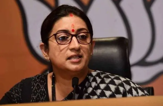 कांग्रेस की झूठी गारंटियों से जनता वाकिफ: स्मृति ईरानी