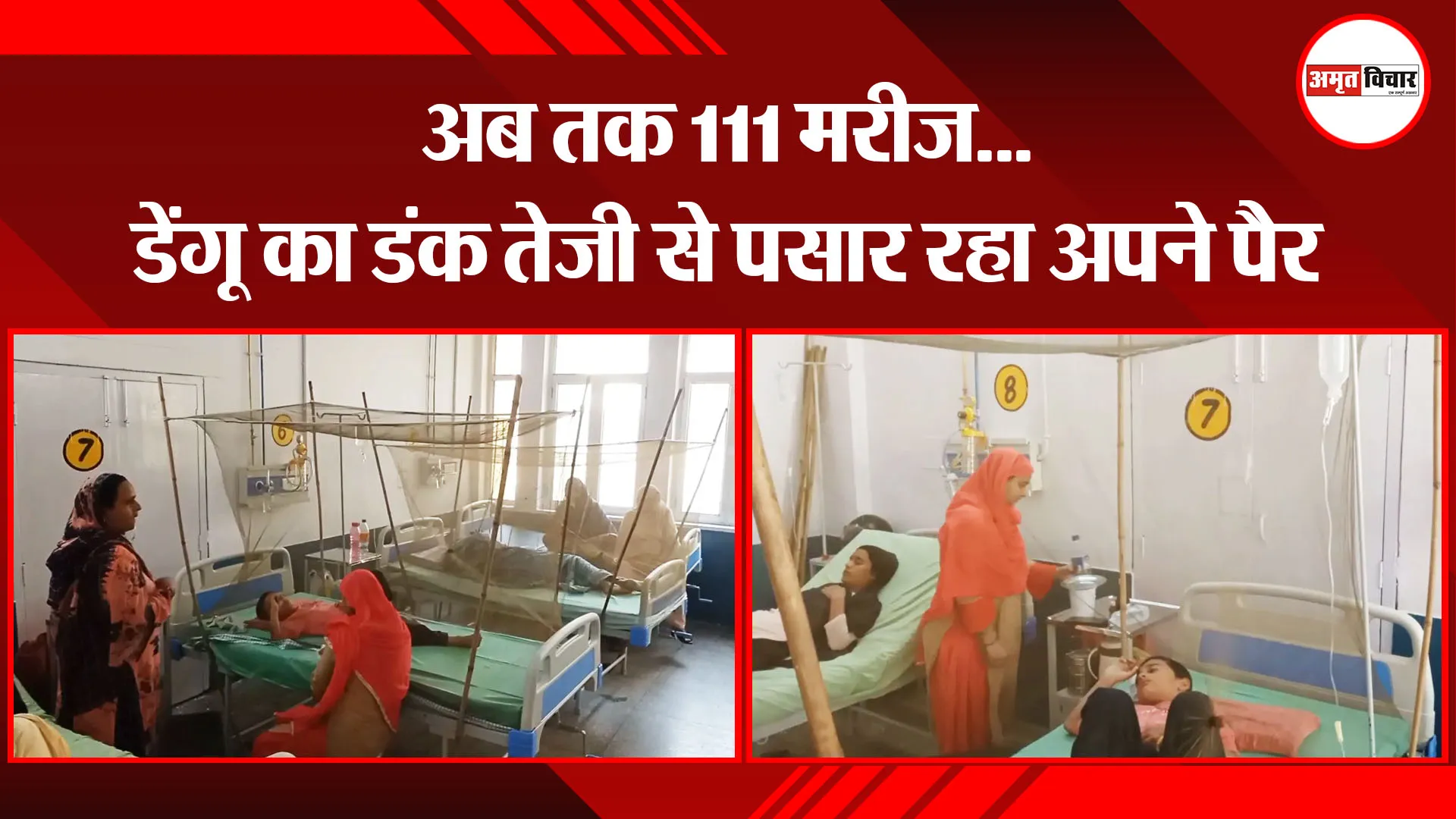 मुरादाबाद: अब तक 111 मरीज…डेंगू का डंक तेजी से पसार रहा अपने पैर