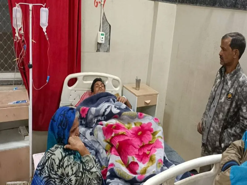 बहराइच: बाइक सवार की चाइनीज मांझे से कटी गर्दन, अस्पताल में भर्ती