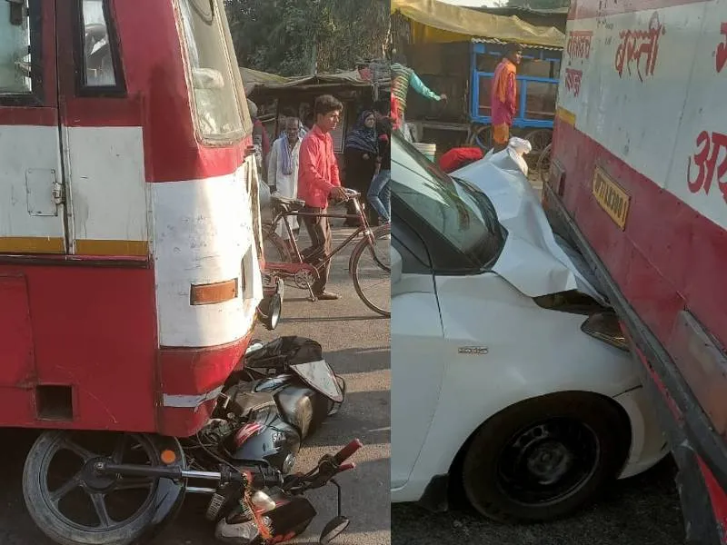 बहराइच: अलग-अलग सड़क हादसों में महिला समेत दो की मौत, पति और युवक घायल