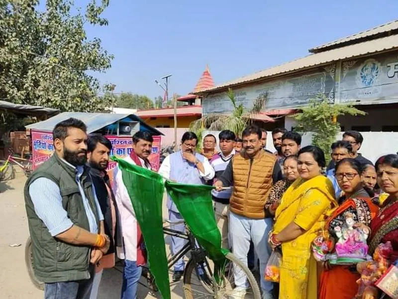 उन्नाव: खंडित व पुरानी मूर्तियों के एकत्रीकरण के लिए चलाया गया अभियान 