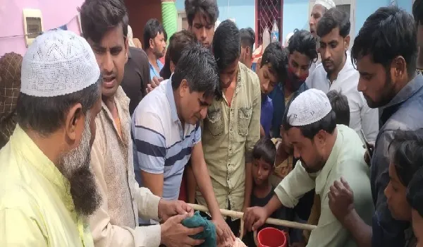 बिजनौर: नाला खुदाई के दौरान हादसे में एक मजदूर की मौत