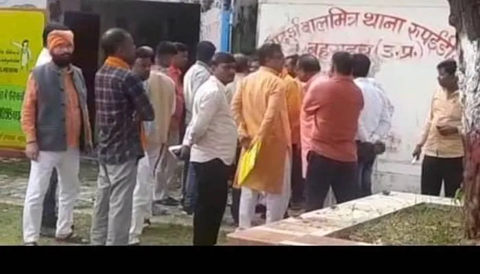 बहराइच: भाजपा कार्यकर्ता को सिपाही ने जड़ा थप्पड़, नेताओं ने की शिकायत
