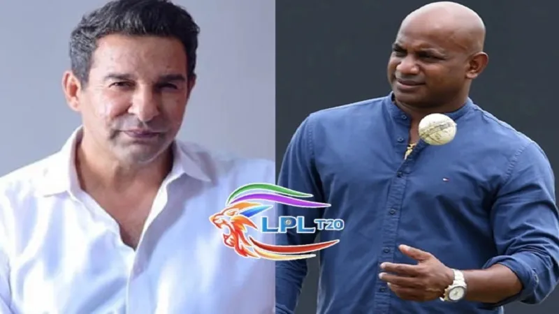 Lanka Premier League के 'ब्रांड दूत' बने सनथ जयसूर्या-वसीम अकरम, जताई खुशी 