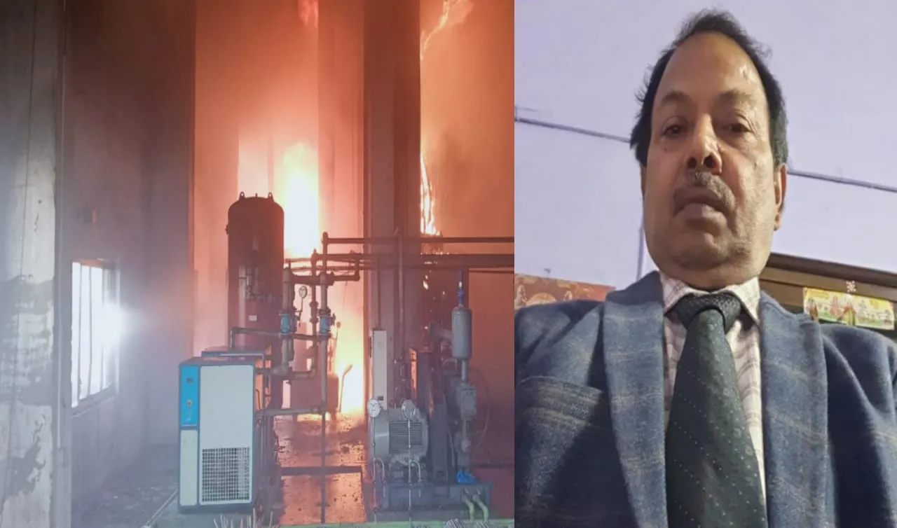 मेरठ: मोहिउद्दीनपुर चीनी मिल में लगी आग, चीफ इंजीनियर की मौत, अन्य छह झुलसे