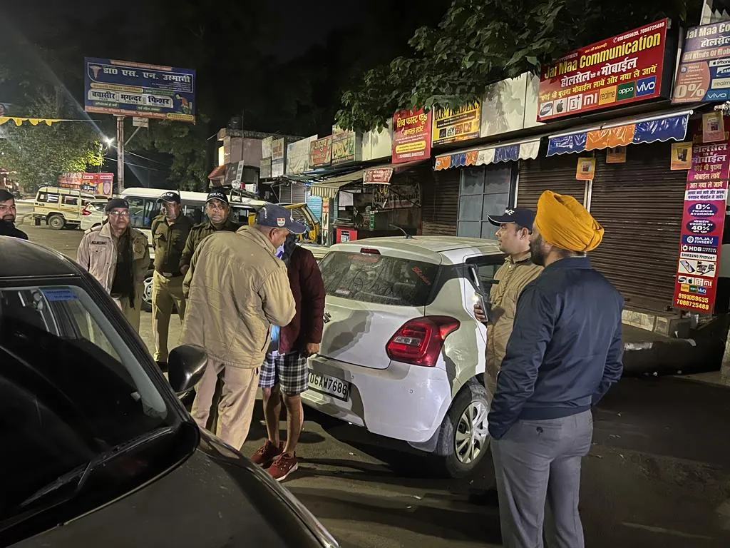 हल्द्वानी: आधी रात सड़क पर चेंकिंग को उतरे एसपी सिटी 