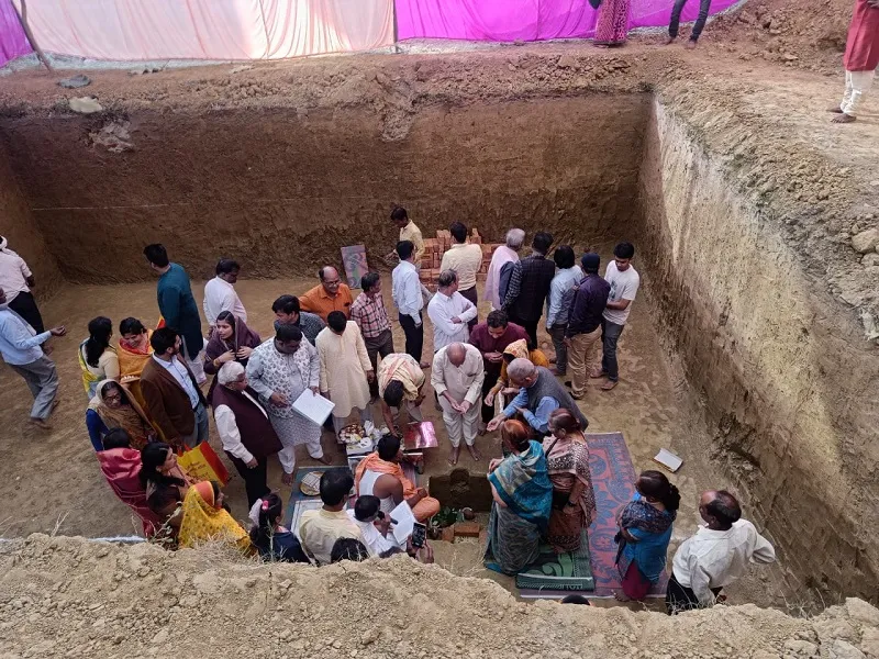  लखनऊ :  पार्श्वनाथ धाम में भगवान आदिनाथ की 21 फुट ऊंची प्रतिमा का शिलान्यास