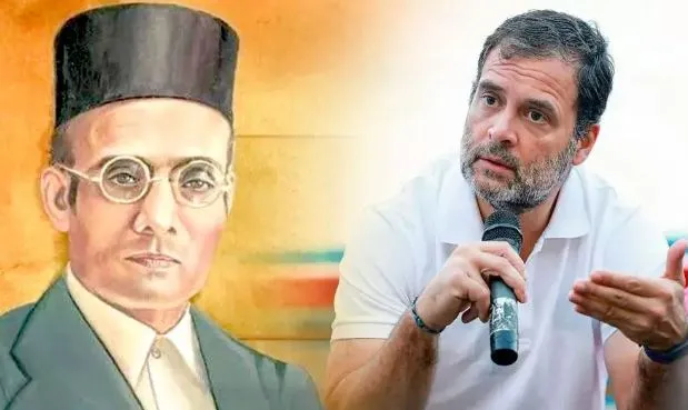  ‘डरे हुए’ वीर सावरकर ने ब्रिटिश शासकों की मदद की-  राहुल गांधी 