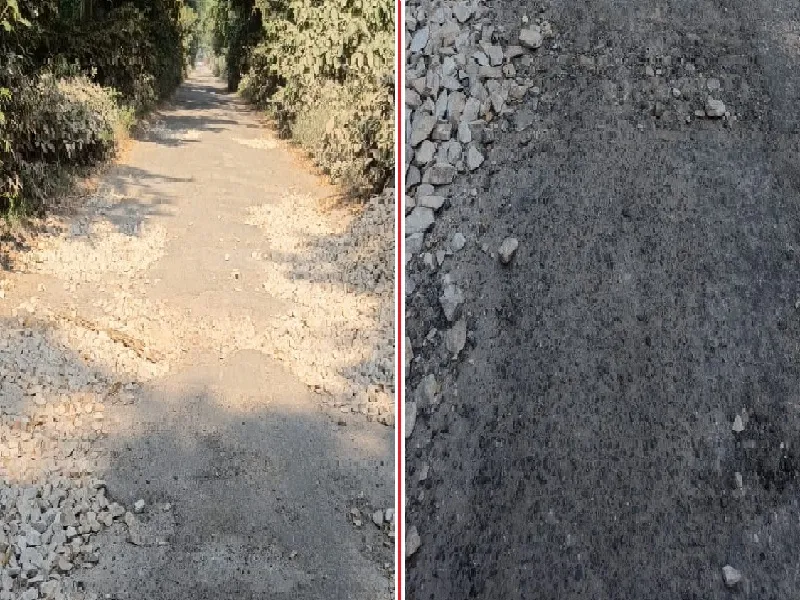 अयोध्या :  गड्ढामुक्त अभियान हकीकत बयां कर रहीं जाना बाजार की सड़कें