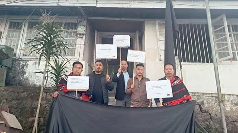 नागालैंड एनएसएफ ने सीएए के खिलाफ 'ब्लैक डे' मनाया 