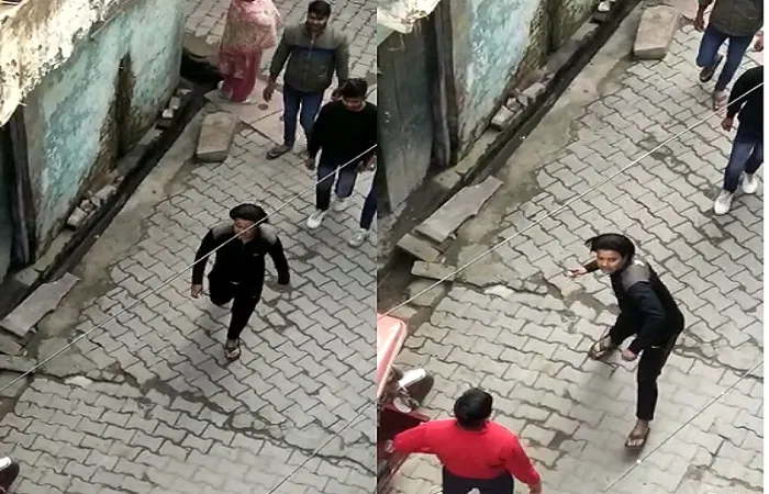 मुरादाबाद: चंद्रनगर में फायरिंग से दहशत, वीडियो वायरल