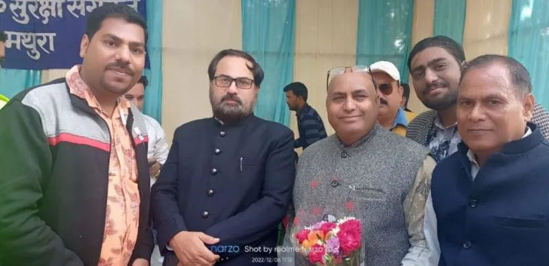 मथुरा: नागरिक सुरक्षा संगठन ने हमेशा दिया प्रशासन का साथ- पांडेय