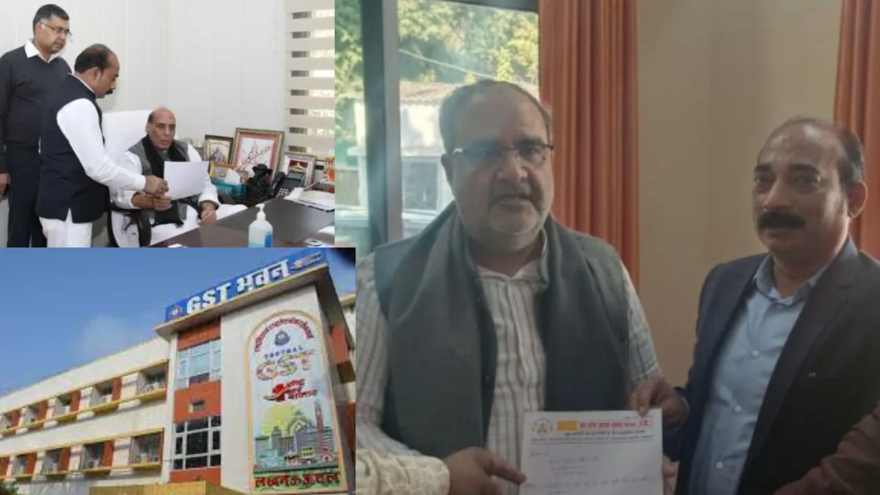 लखनऊ: व्यापारियों ने थोड़ी सी ली राहत की सांस, GST विभाग की छापेमारी पर 72 घंटे की रोक 