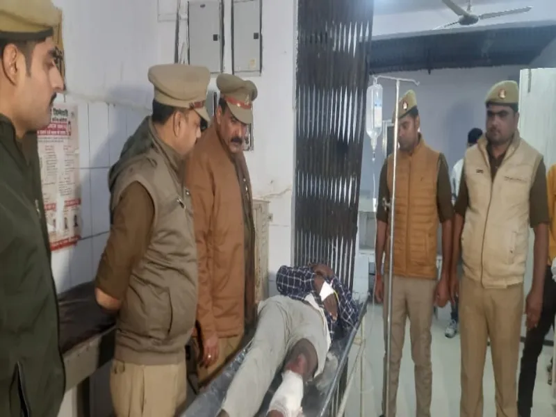 हरदोई: पुलिस मुठभेड़ में बेटे को लगी गोली, सदमें से हुई पिता की मौत 