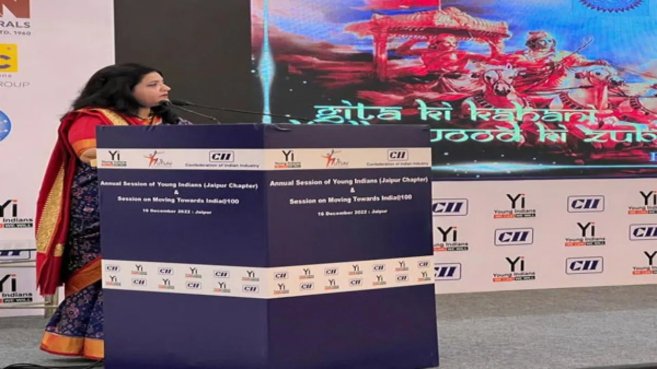 श्रीमद्भागवत गीता में छिपा है सफलता का राज: रोली अग्रवाल 