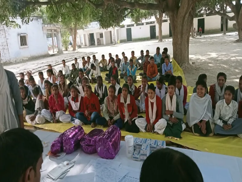 अयोध्या: स्वास्थ्य मंच में जांची छात्र-छात्राओं की सेहत, 10  मिले एनीमिक