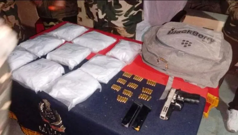 पंजाब के फाजिल्का में पाकिस्तानी ड्रोन से गिराई गई हथियार और 25 किलो हेरोइन बरामद