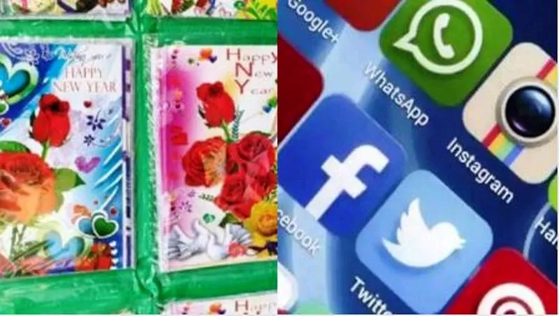 बरेली: वो भूली दास्तां लो फिर याद आ गई! डिजिटल हुईं बधाईयां, ग्रीटिंग कार्ड्स हुए पुराने... लोग हो गए सोशल मीडिया के दीवाने