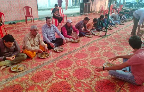 बरेली: गंगा नगर में भागवत विश्राम पर हुआ भंडारे का आयोजन