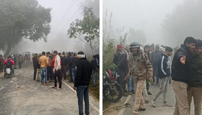 Etawah Accident : वाहन की टक्कर से दो दोस्तों की मौत, दोनों में थी गहरी दोस्ती, बाइक से जा रहे थे भिंड