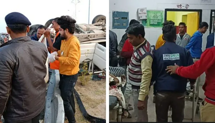 Hamirpur Accident : दो कारों की भिड़ंत में महिला समेत चार युवकों की मौत, बुंदेलखंड एक्सप्रेस-वे पर हुआ हादसा