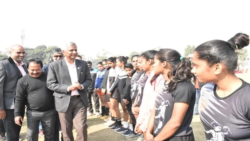 मुरादाबाद: उद्घाटन मैच में मिर्जापुर की बेटियां अलीगढ़ मंडल पर पड़ी भारी, 13-7 से जीत