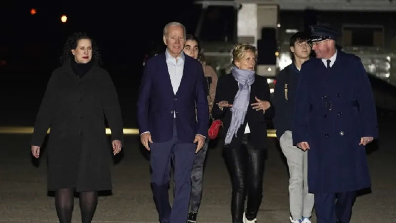 परिवार संग छुट्टियां मनाने के लिए  US Virgin Islands पहुंचे Joe Biden