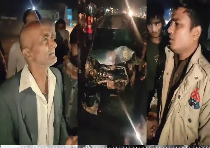 लखनऊ: नशे में धुत कार सवार सिपाही ने ठेला ले जा रहे युवक को मारी टक्कर, पुलिस ने किया गिरफ्तार