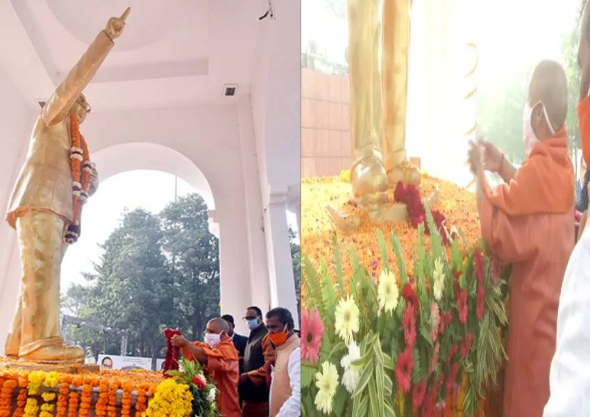 डॉ. आंबेडकर के परिनिर्वाण दिवस पर सीएम योगी ने दी श्रद्धांजलि, कहा- देश बाबा साहब का सदा आभारी रहेगा