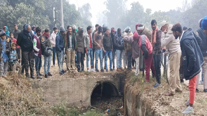 अमरोहा: युवती की हत्या कर शव को जलाकर नाले में फेंका, जांच में जुटी पुलिस
