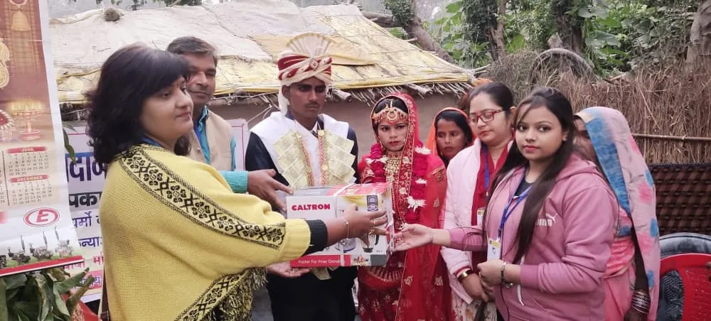 हरदोई: सर्व धर्म कन्या विवाह फाउंडेशन ने बसाया बिटिया का घर