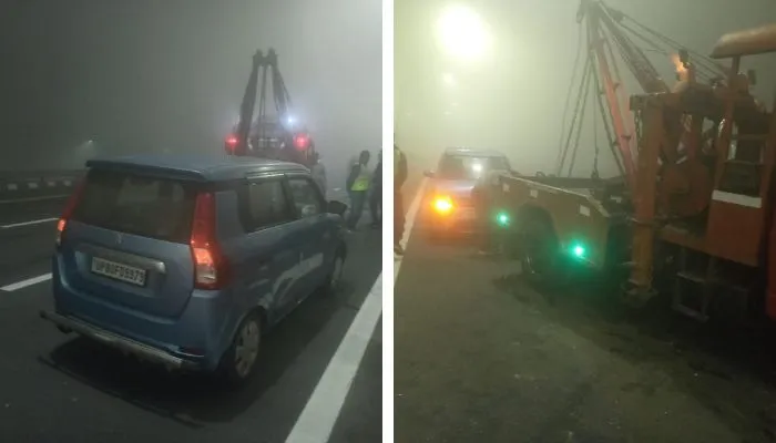 Agra Lucknow Expressway पर Kannauj में दर्दनाक हादसा, कार और ट्रक की भिड़ंत में ईओ समेत तीन की मौत