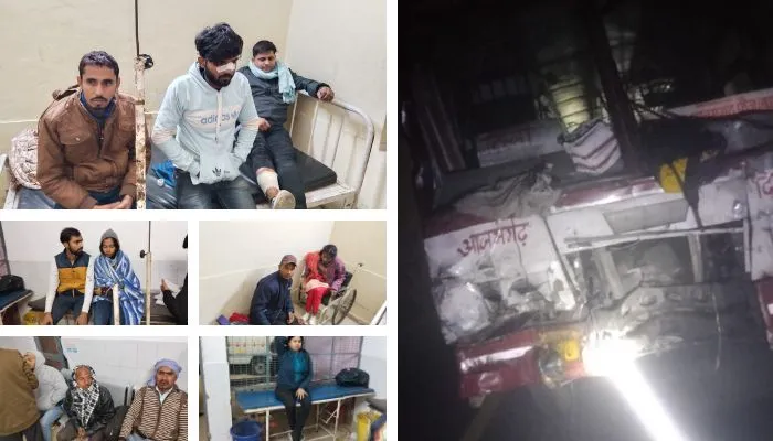 Kanpur Accident : Lucknow Agra Expressway पर बिल्हौर में रोडवेज बस से भिड़ी डीसीएम, 10 यात्री घायल