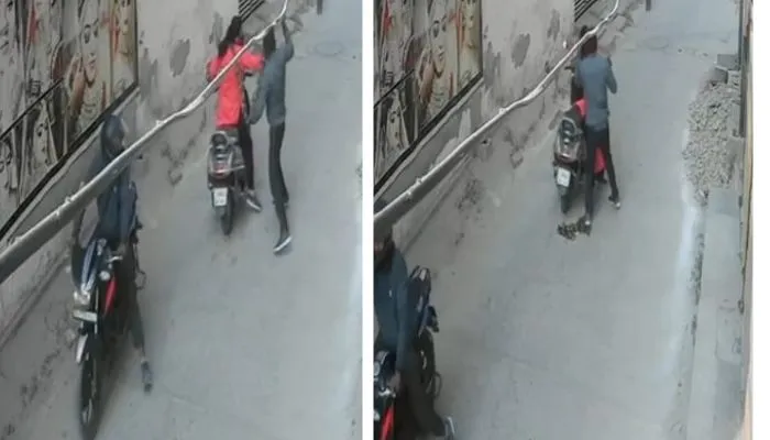 Kanpur Loot : फिल्मी स्टाइल में बदमाशों ने लूटी चेन, पीछा करती रह गई महिला और हो गए फरार, सीसीटीवी कैमरे में कैद