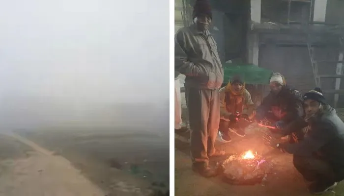 Kanpur Weather News : बीस डिग्री सेल्सियस से नीचे अधिकतम तापमान पहुंचने से बढ़ी ठंड, अलाव तापते रहे लोग