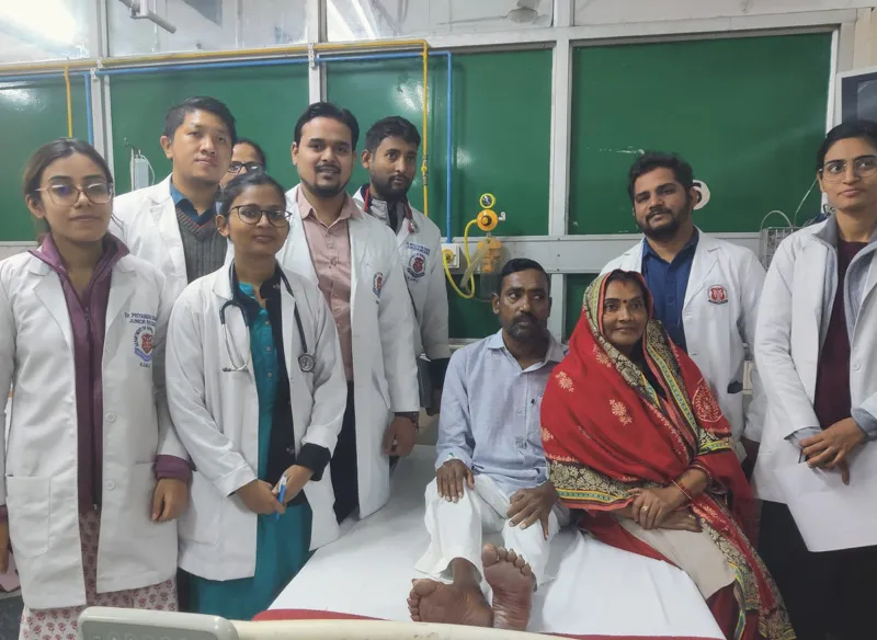 दिल्ली के कई अस्पतालों से निराश हीमोफीलिया के रोगी की लखनऊ के केजीएमयू में हुई सफल सर्जरी